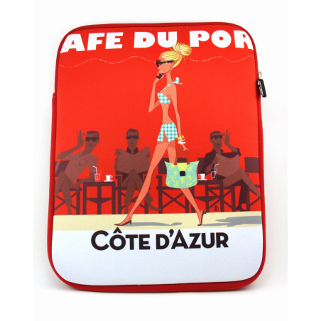 Pochette à zip St Tropez café Monsieur Z