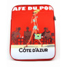 Pochette à zip St Tropez café Monsieur Z