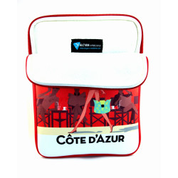 Pochette à zip St Tropez café Monsieur Z