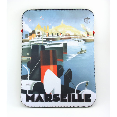 Pochette à rabat Marseille vintage